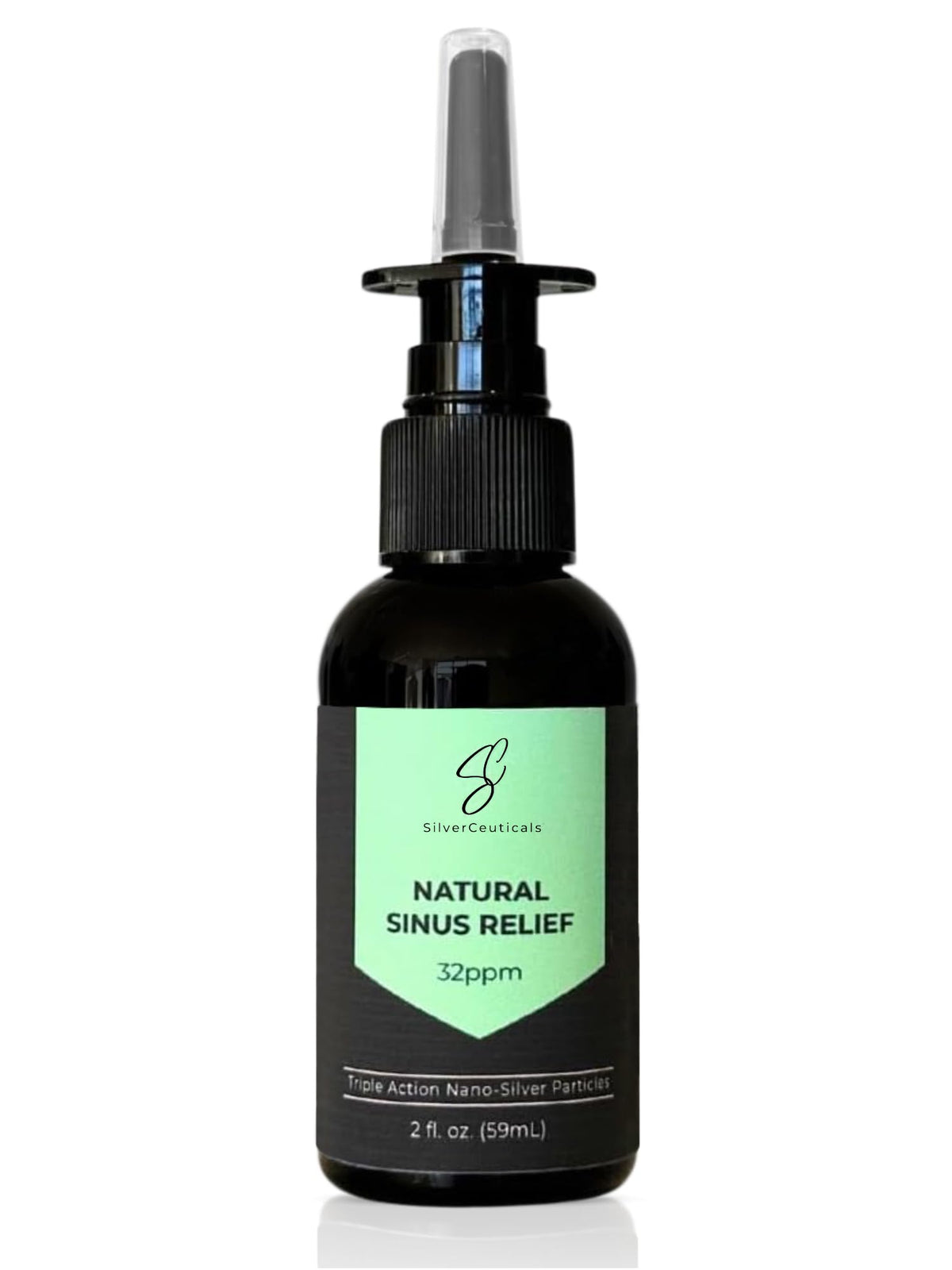 SilverCeuticals Alivio Sinusal - botella: uso diario para respirar mejor.