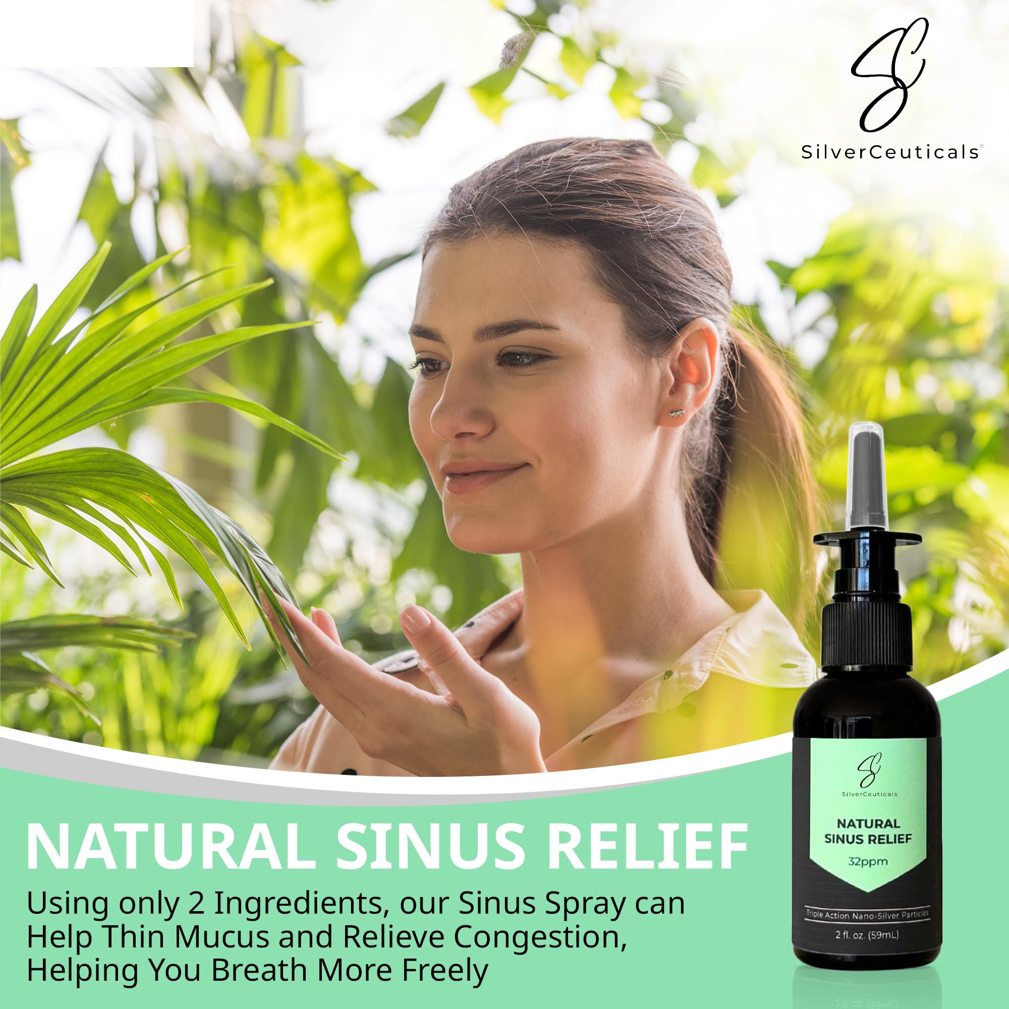 Etiqueta del producto SilverCeuticals: información clara y usos.