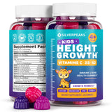 Gominolas SILVERPEAKS para crecimiento de altura en niños, sabor agradable.