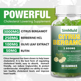 Berberina 250mg y hoja de olivo en Simhould para digestión
