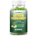 Gomitas Simhould bergamota cítrica, 60 unidades, para apoyo general