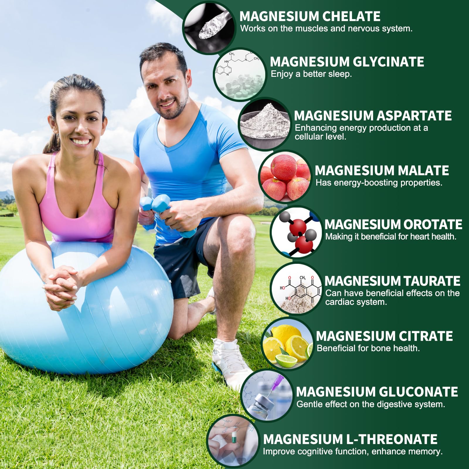Simlike Magnesio dosis diaria en cápsulas para variedad de formas.