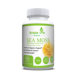 Simple Life Nutrition cápsulas-irish-sea-moss-1400mg para apoyo inmunológico diario