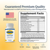 Simple Promise Levitox, etiqueta: claridad de ingredientes para apoyar el funcionamiento hepático.