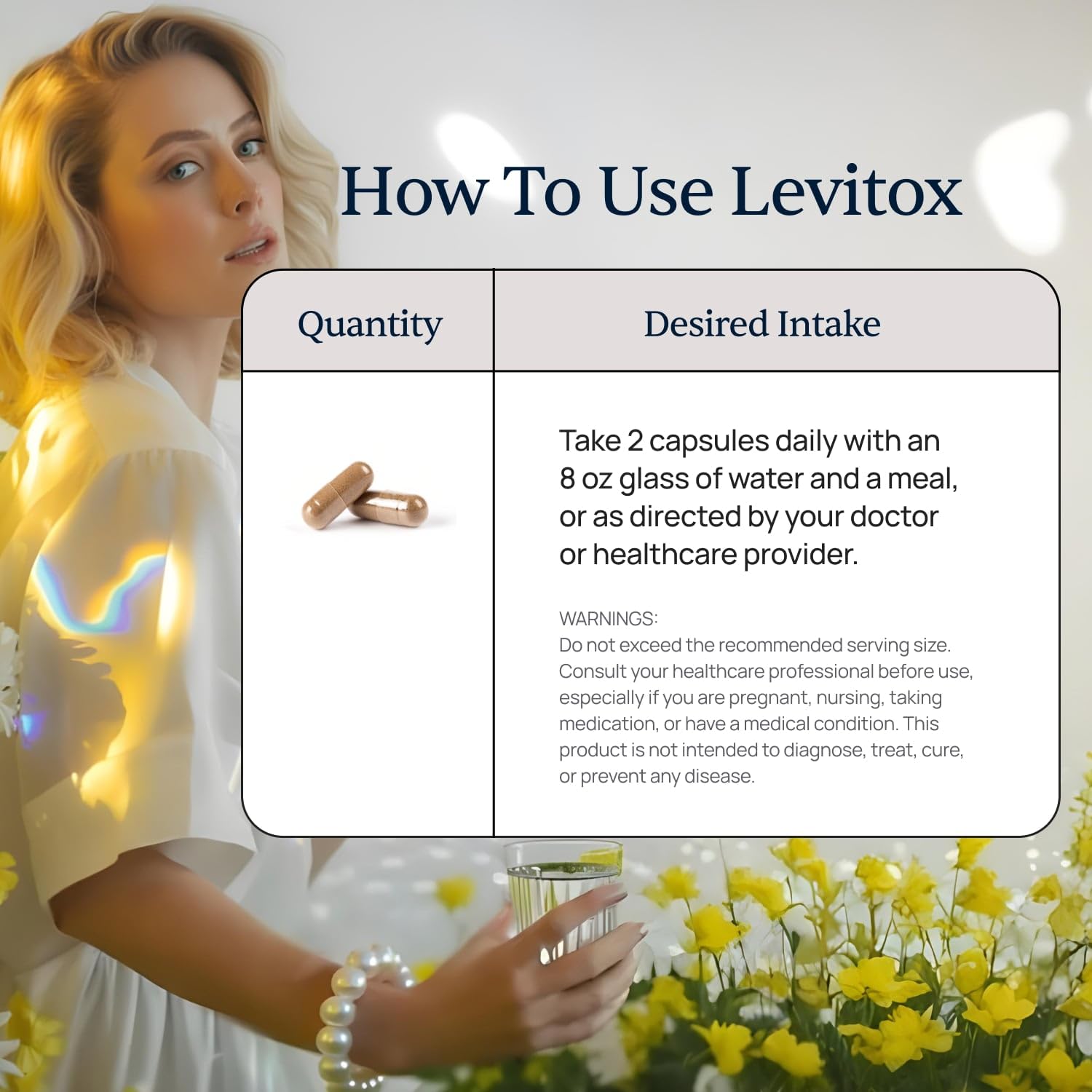 Simple Promise Levitox, uso diario: apoyo a la digestión y energía estable.