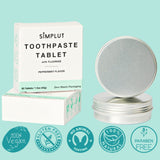 SIMPLUT tabletas dentales en empaque reutilizable para transporte