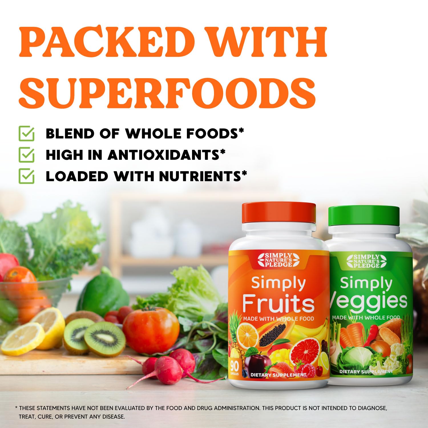 Simply Nature's Pledge: uso diario para apoyar una vida activa y equilibrada