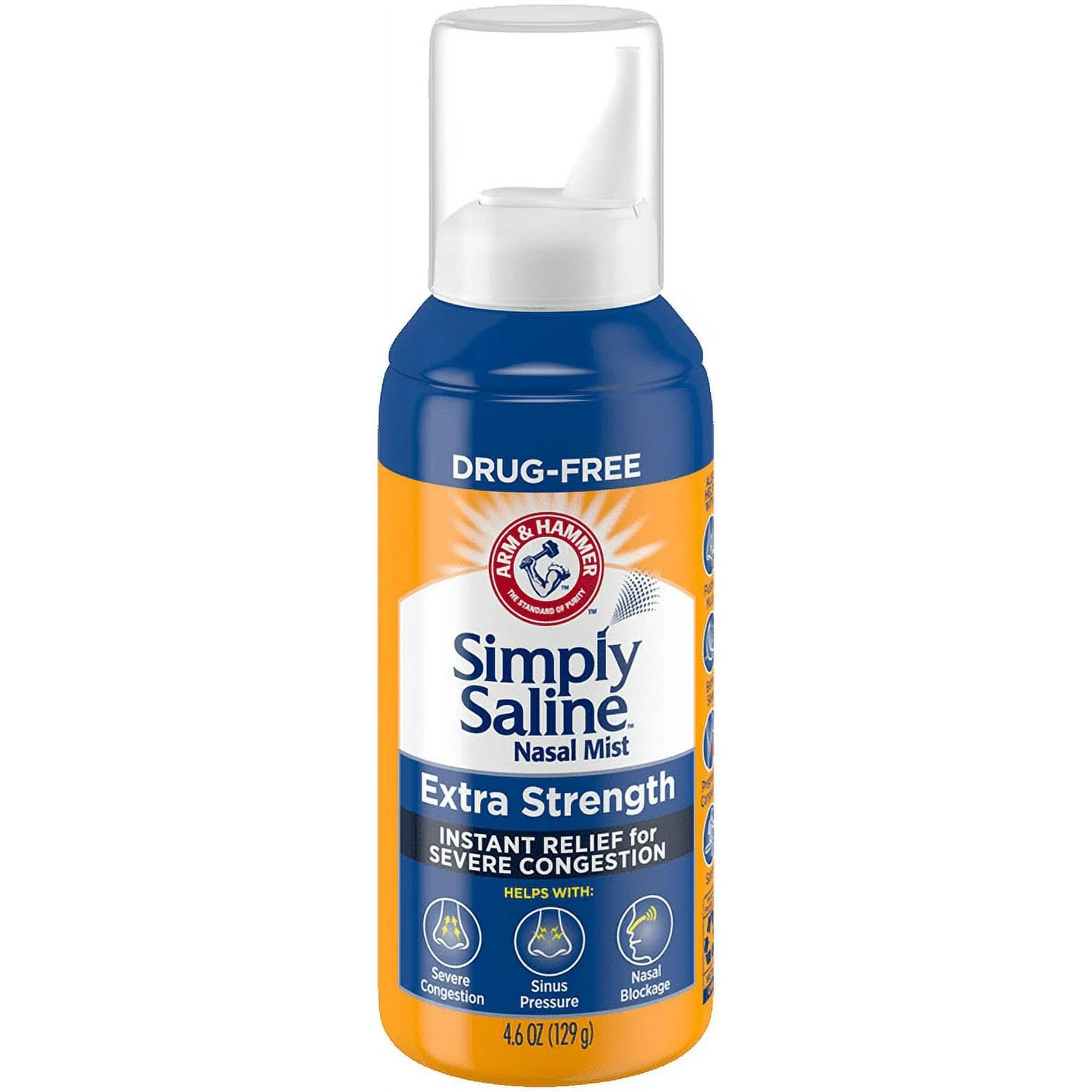 Simply Saline Nasal Mist, rociado suave para confort nasal diario.