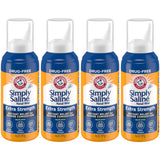 Simply Saline Nasal Mist, botella con descongestión suave para uso diario.