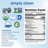 simply tera's etiqueta organica muestra ingredientes simples y transparentes.
