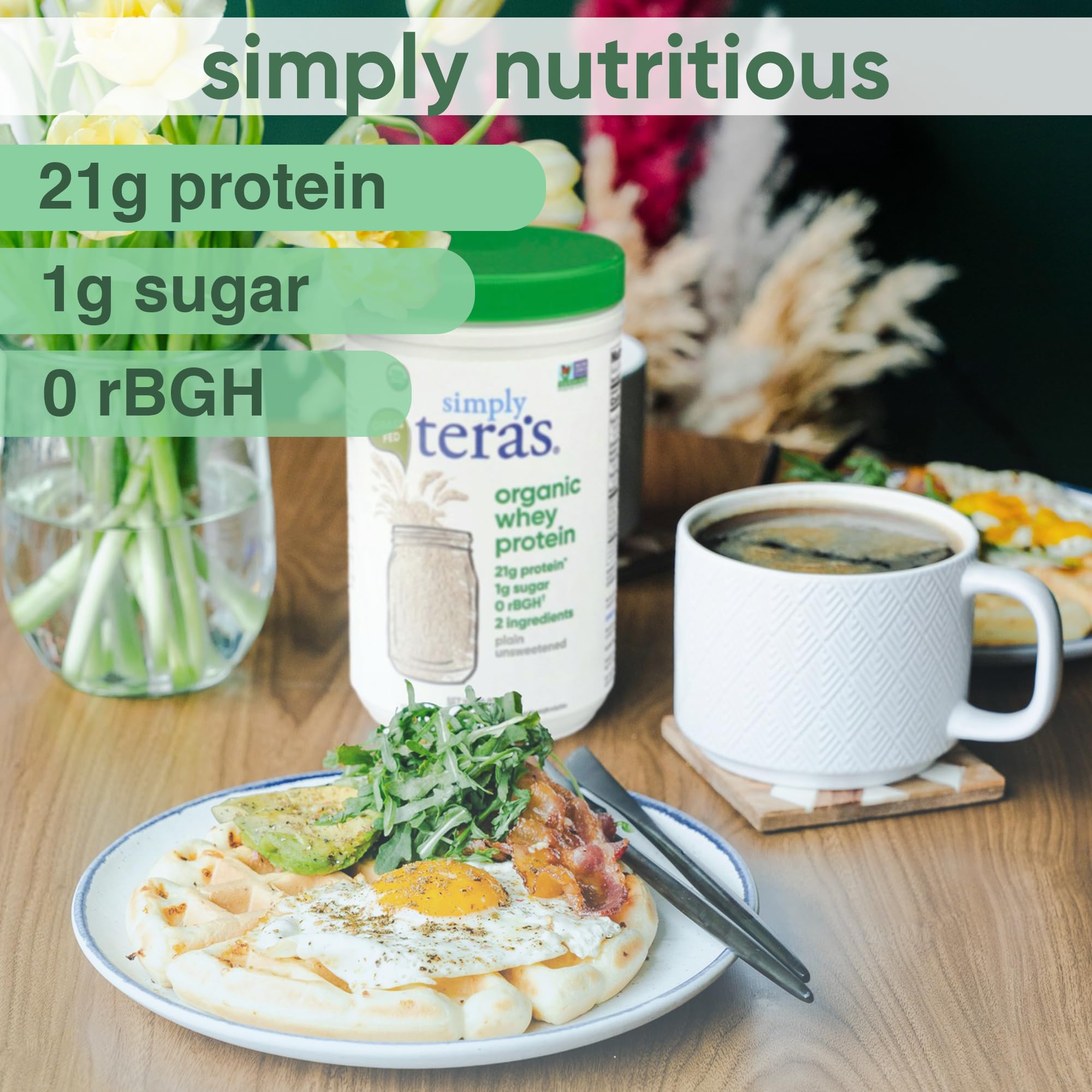 Lecitina de girasol de Simply Teras, ayuda a emulsificar batidos.