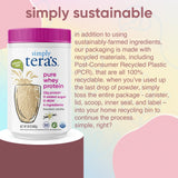 Etiqueta clara de Simply tera's muestra ingredientes simples y transparentes