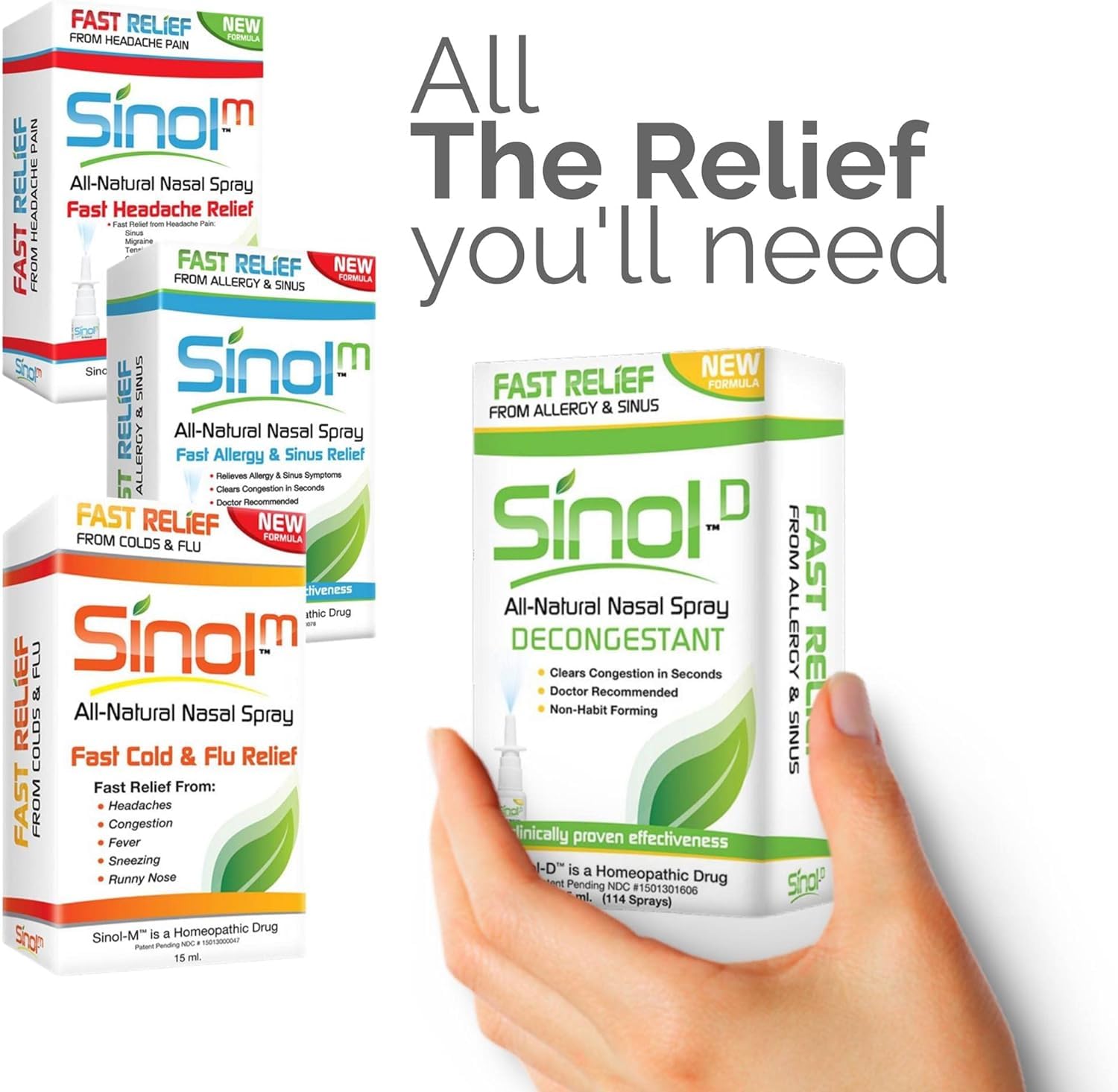 SinolM aplicación nasal: uso fácil para alivio en minutos