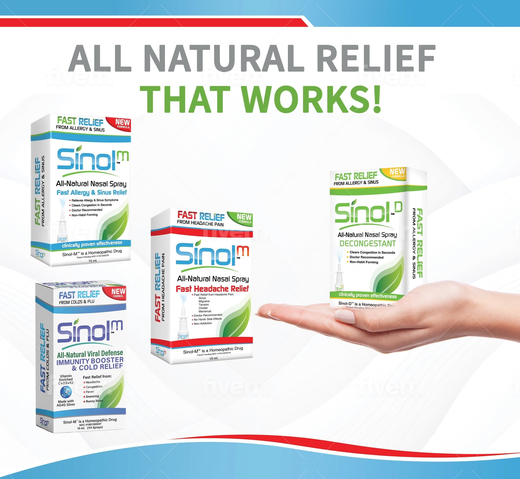 SinolmM spray nasal: uso diurno cómodo sin somnolencia.