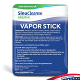SinuCleanse aroma fresco dispersa vapores para respirar mejor.
