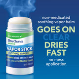 SinuCleanse barra vapor: aplicación en pecho y cuello para alivio inmediato.
