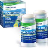 SinuCleanse barra vapor: pack de dos unidades para alivio rápido y uso cómodo.