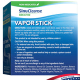 SinuCleanse barra vapor uso diario para alivio discreto.