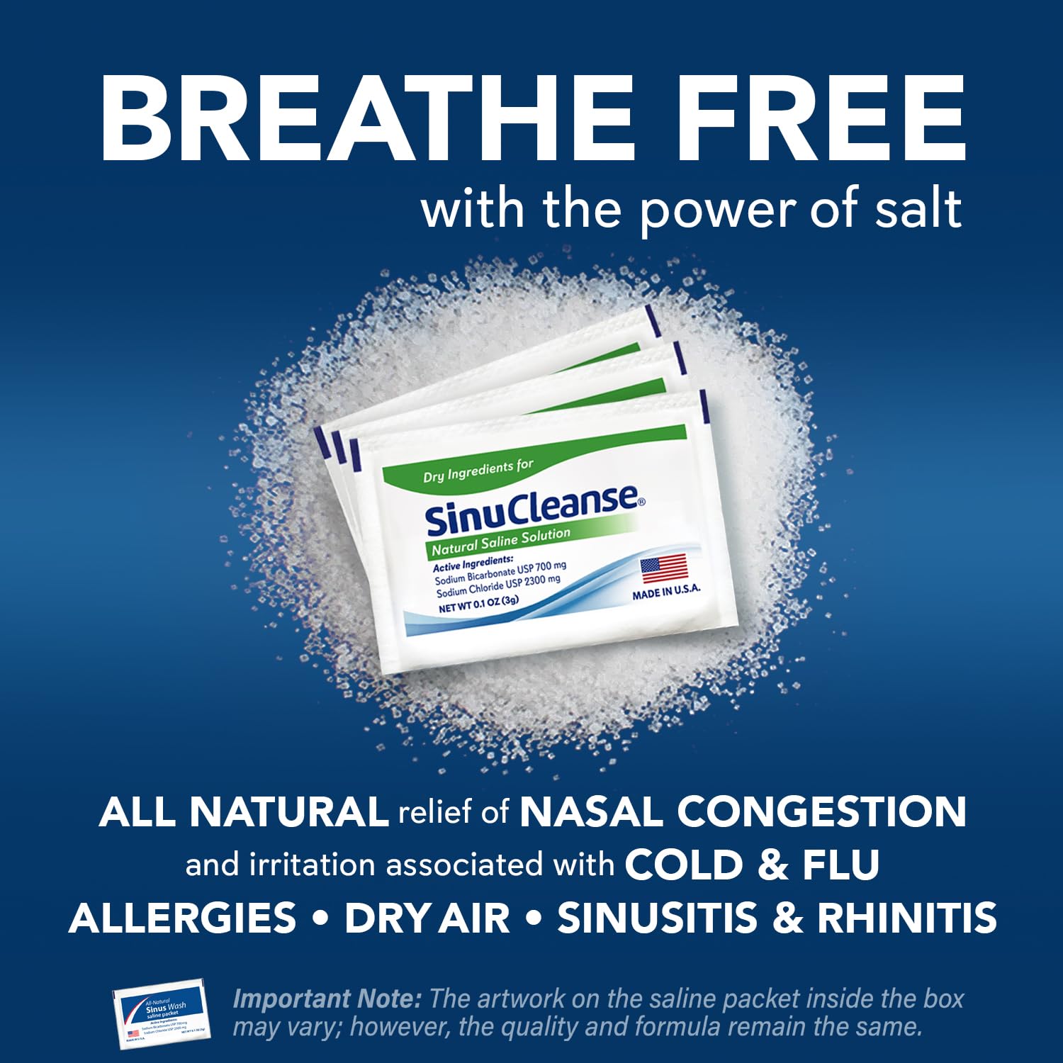 Filtro micro integrado de SinuCleanse facilita lavado nasal seguro con agua del grifo.