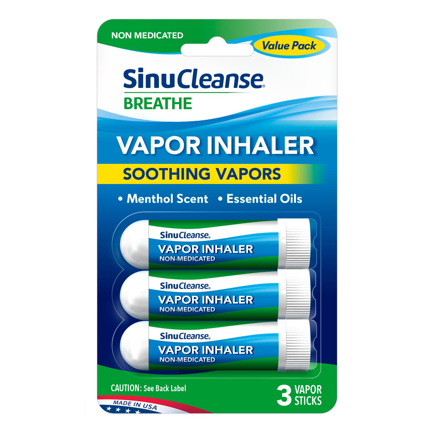 SinuCleanse inhalador de vapor portátil, alivio rápido de congestión diaria.