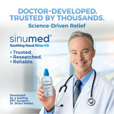 SinuMed: dispensador de flujo controlado para un enjuague nasal seguro.
