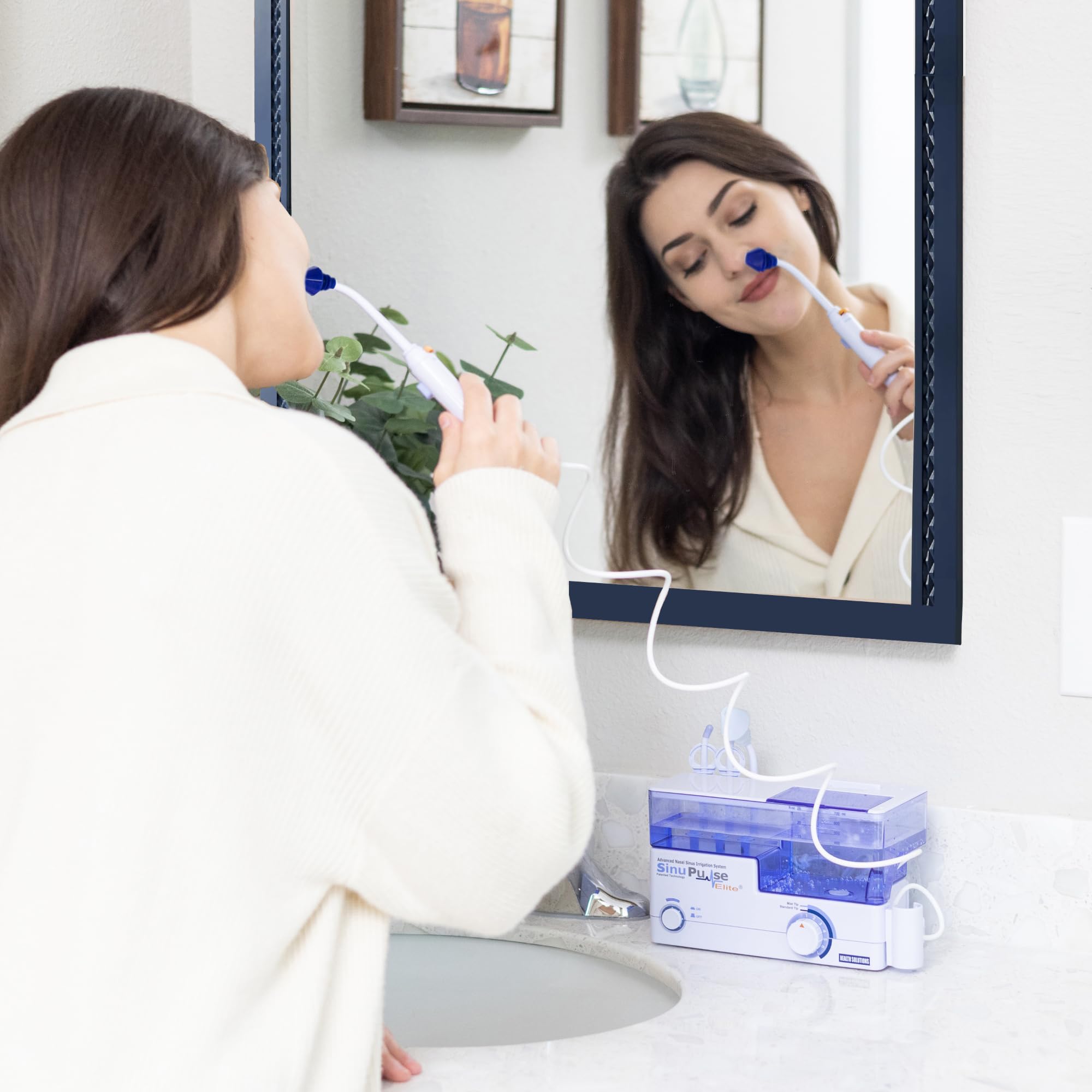 SinuAir incluida para SinuPulse Elite, solución salina suave.