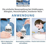 Sinus Rinse folleto educativo con pautas de uso