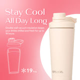 Mezcla silenciosa SIPLUSH Paradise Shaker, ideal para entrenamientos en casa.