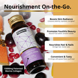 Sipnutri Diamond Collagen, sabor uva, experiencia refrescante para beber.