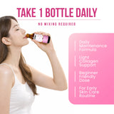 Sipnutri Sakura Botellas cristal transportables, formato portátil para uso diario.