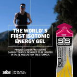 SIS Gel Energía cereza, ideal para carreras largas, aporta carbohidratos veloces.