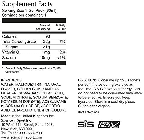 SIS Gel Energía cereza, práctico durante ciclismo intenso para mantener ritmo sostenido.