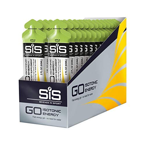 SIS Gel GO Isotónico Manzana, aporta carbohidratos para mantener el ritmo.