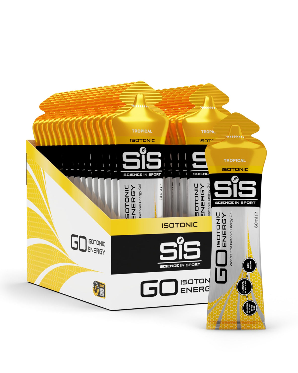 SIS Gel Go isotónico en tubo, energía rápida para entrenos.