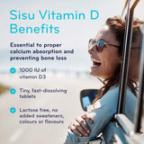 SISU Vitamina D 1000 UI, caja de presentación, muestra el envase familiar.