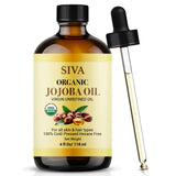 SIVA Jojoba Orgánico: botella de cristal para hidratación suave del rostro