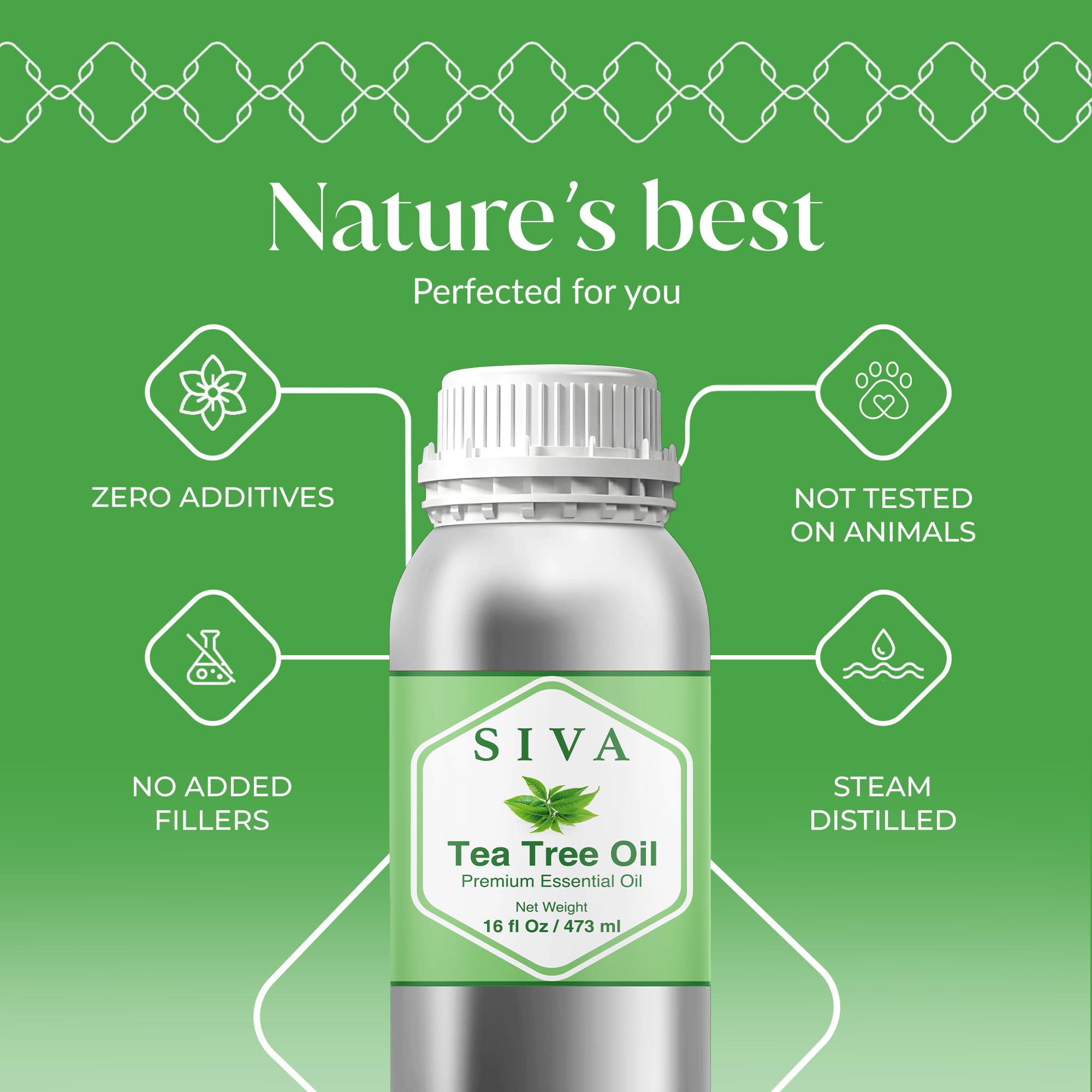 Siva Tea Tree Oil para cuidado de piel, añadible a cremas