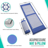 Almohada de acupresión Sivan para cuello y espalda, soporte focalizado.
