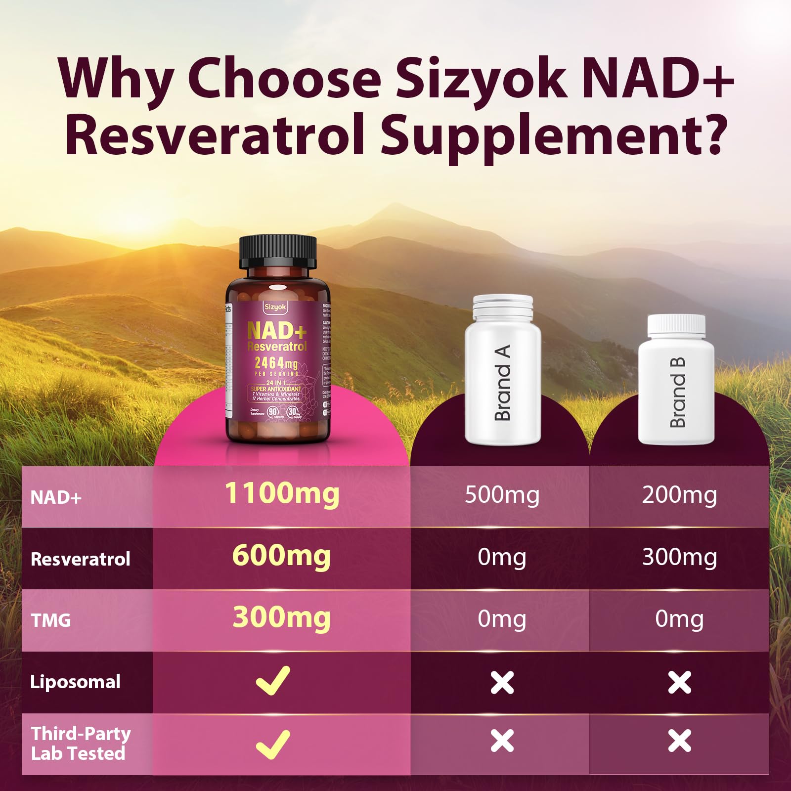 Sizyok Mezcla antioxidantes 24en1 para protección diaria.