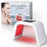 SJFEHLLD mascarilla LED de siete colores para cuidado facial diario.