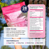 SkinnyFit Super Youth Colágeno etiqueta destaca sin OGM y sin gluten.