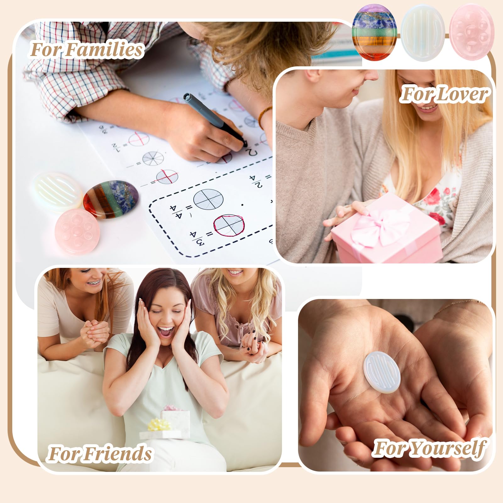 SKLENICE tarjetas kraft para regalo y mensajes personalizados