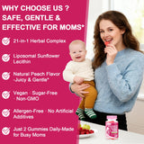 Envase de 60 gomitas SKLIA Liposomal Lactation para lactancia