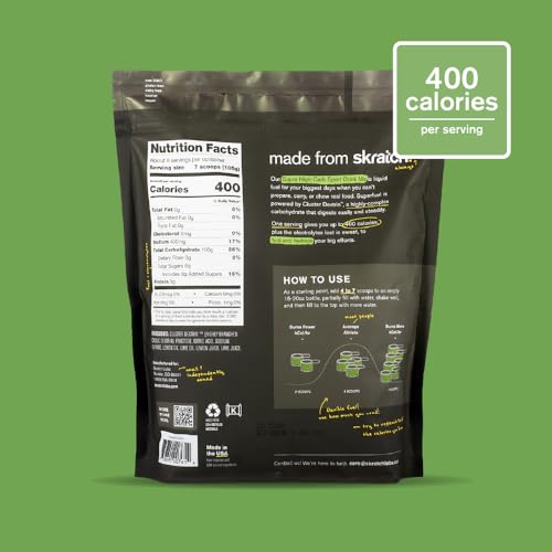 Skratch Labs cluster dextrin como fuente de energía de larga duración.