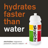 Disolviendo polvo de Skratch Labs en agua, hidrata más rápido que el agua.