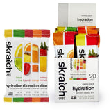Skratch Labs paquetes de hidratación, variedad de sabores fruta-pasión para entrenamiento