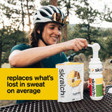 Entrenamiento intenso con Skratch Labs para rehidratar entre series