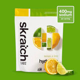 Skratch Labs Hidratación sabor Limón y Lima, close-up refrescante para entrenamientos.