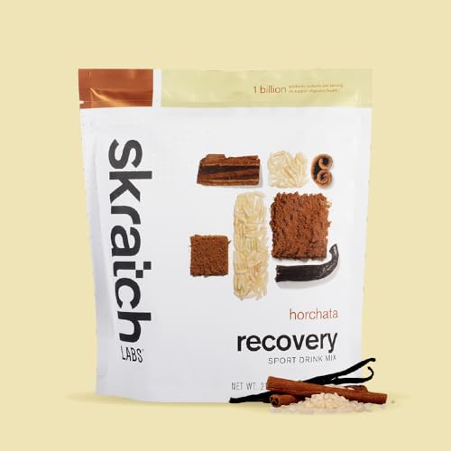 Skratch Labs Horchata polvo con probióticos para digestion suave.