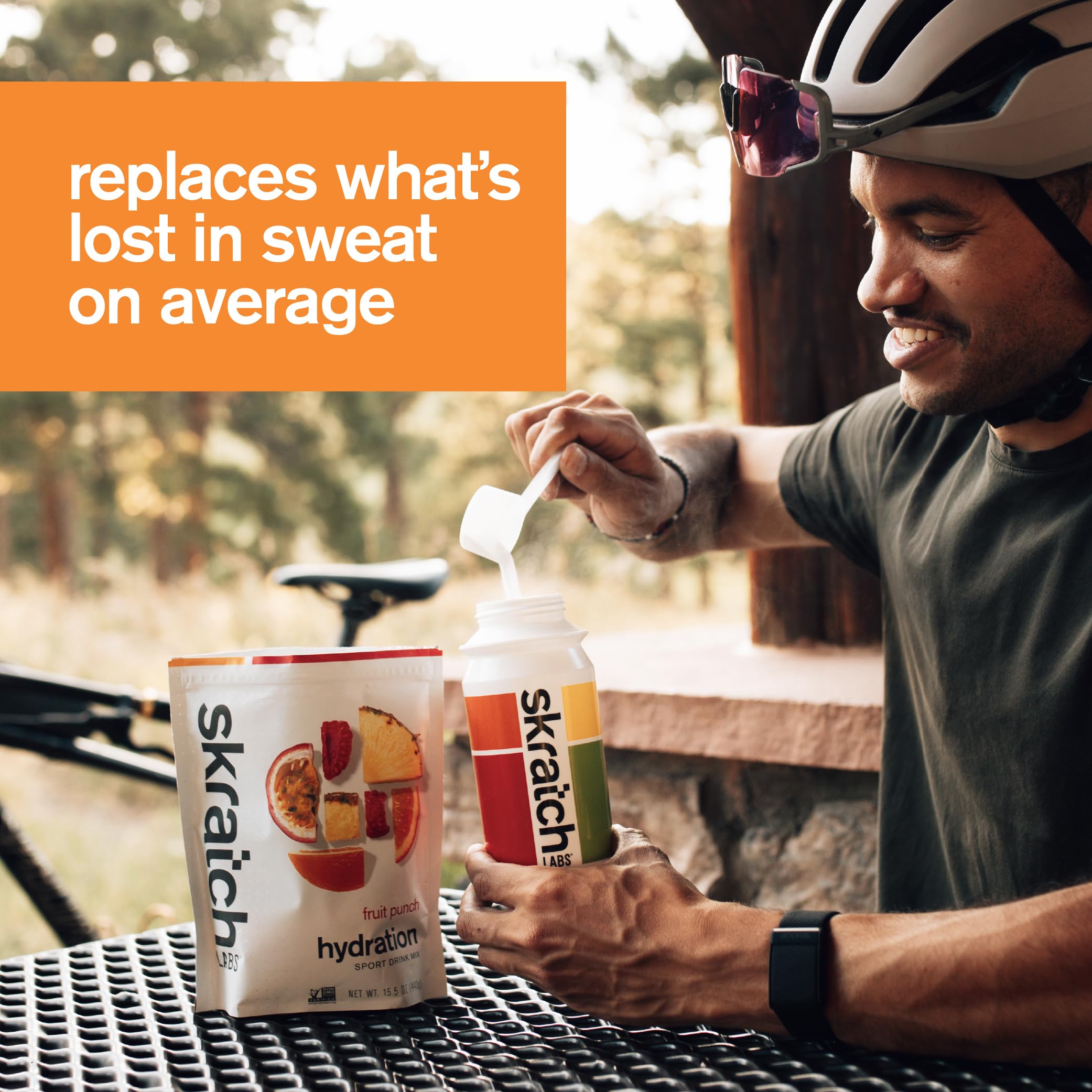 Preparación rápida de Skratch Labs: mezclar con agua de 350 a 475 ml